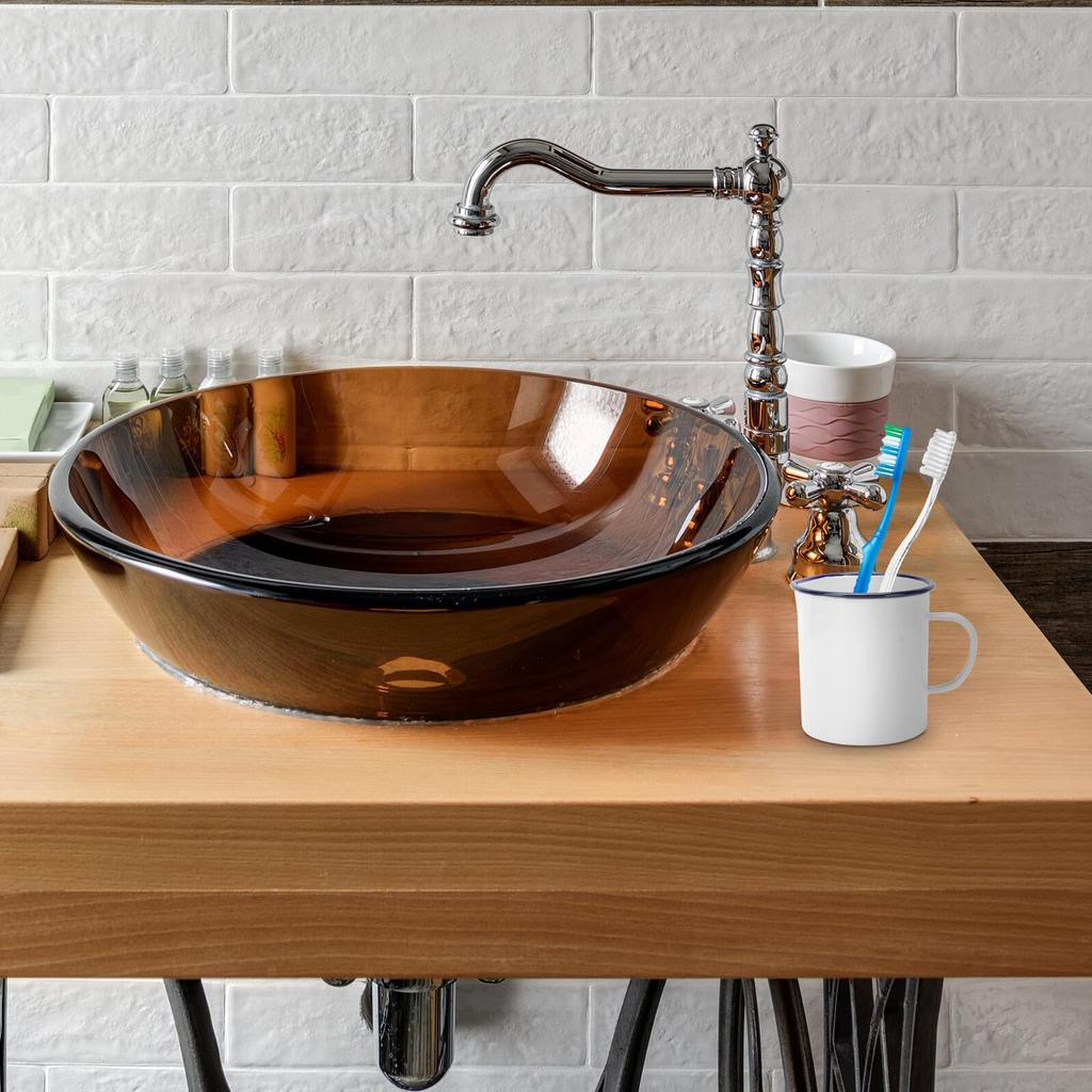 EXCEART Enamel Measuring Cup, Wear-Resistant, Simple Design, for Kitchen and Laboratory Use