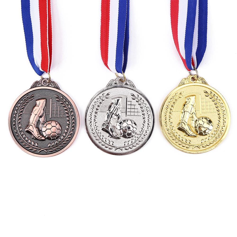 Competition Medals Zinc Alloy Football Competition Games Medals Wear-resistant Collection Decoration Souvenir Gift