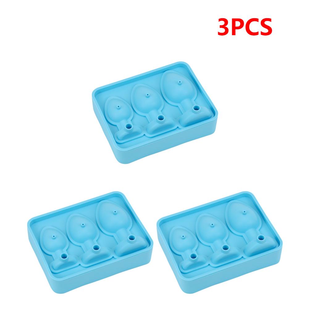1-5PCS Silicone Prank Ice Cube Mold Tray Reusable Fun Shape Ice Cube Molds Novelty Ice Cube Trays for DIY Cake Chocolate Candy