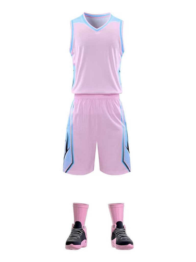 Custom Printed Plus Size Basketball Uniform Set - Men's Team Sports Jerseys