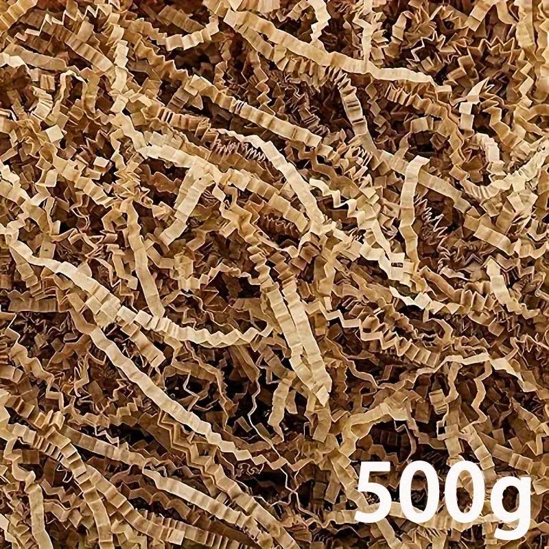 

500 г крафт-бумага гофрированная резаная бумага наполнитель для подарочных коробок наполнитель для подарочных корзин праздничная упаковка 500g