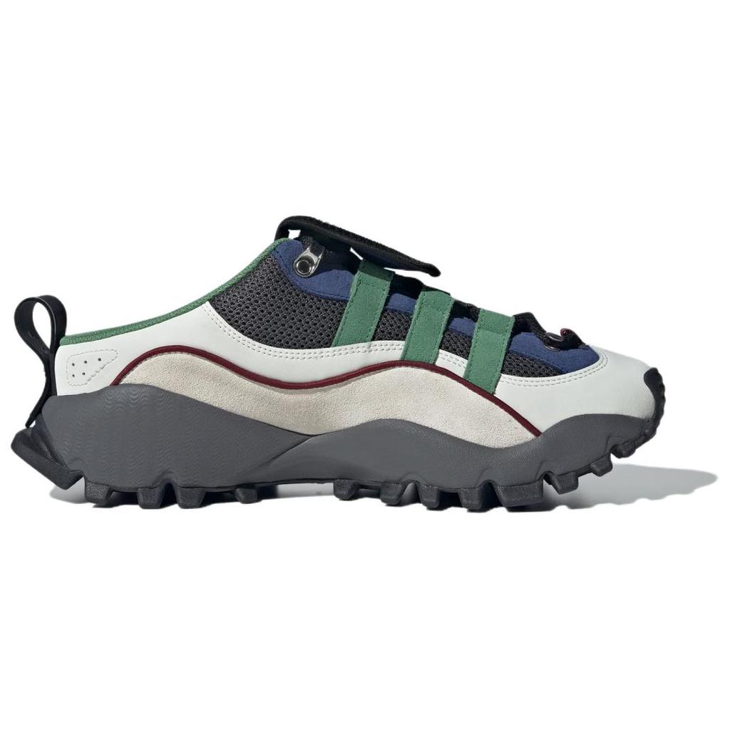 Adidas Seeulater Mule Comfortable Convenient Anti-Wear Non-Slip Closed-Toe Slippers Unisex Slippers White Green Silver JP5552