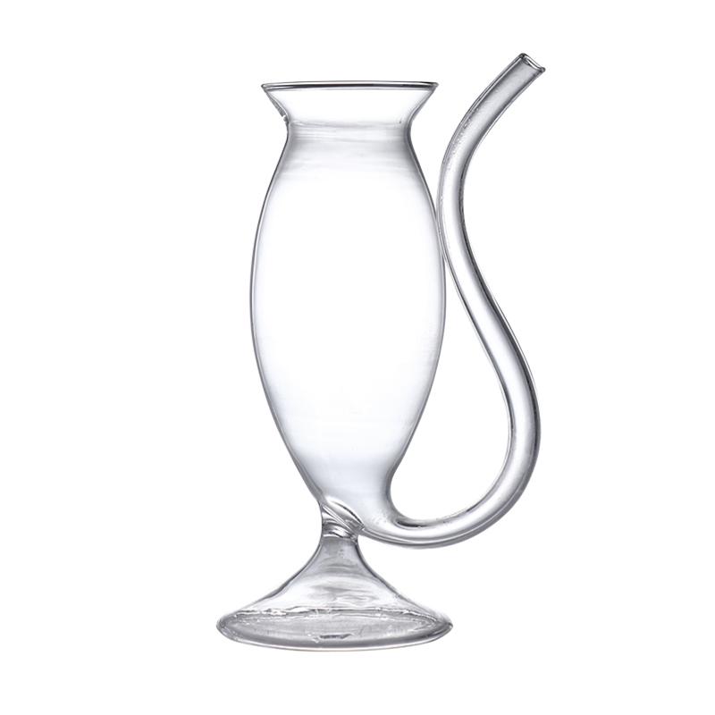 200ml Bicchiere da Cocktail Creativo da Vampiro Bicchiere da Vino Whiskey Tazza Resistente al Calore Bicchiere da Martini Con Cannuccia Per Bar