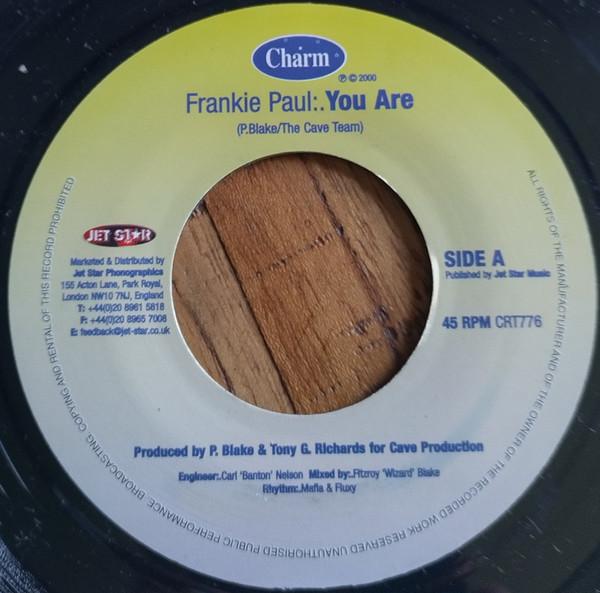 

7inch Record FRANKIE PAUL - You Are CRT776 Charm 2000 UK Reggae, Ska & Dub Used