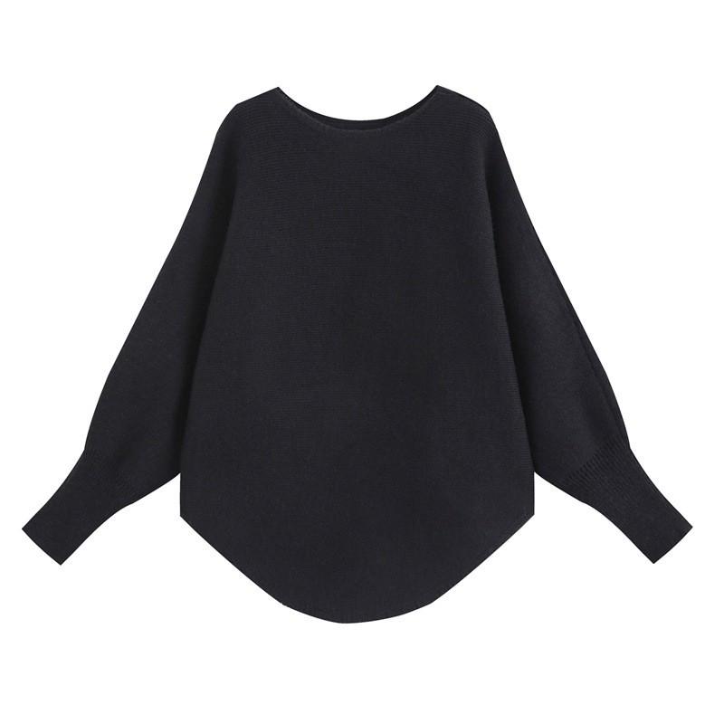 Lazy Style Knit 2-Piece Set Loose Slim Fit Sweater Straight Pants Women