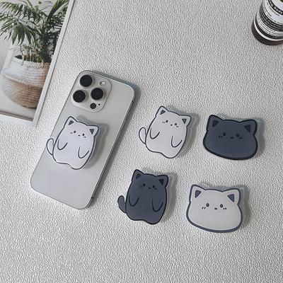 Ventes Chaudes 1 Pièce Acrylique Anime Chat Support de Téléphone Portable Mignon Dessin Animé Support Extensible et Grip Accessoires pour Smartphone Support