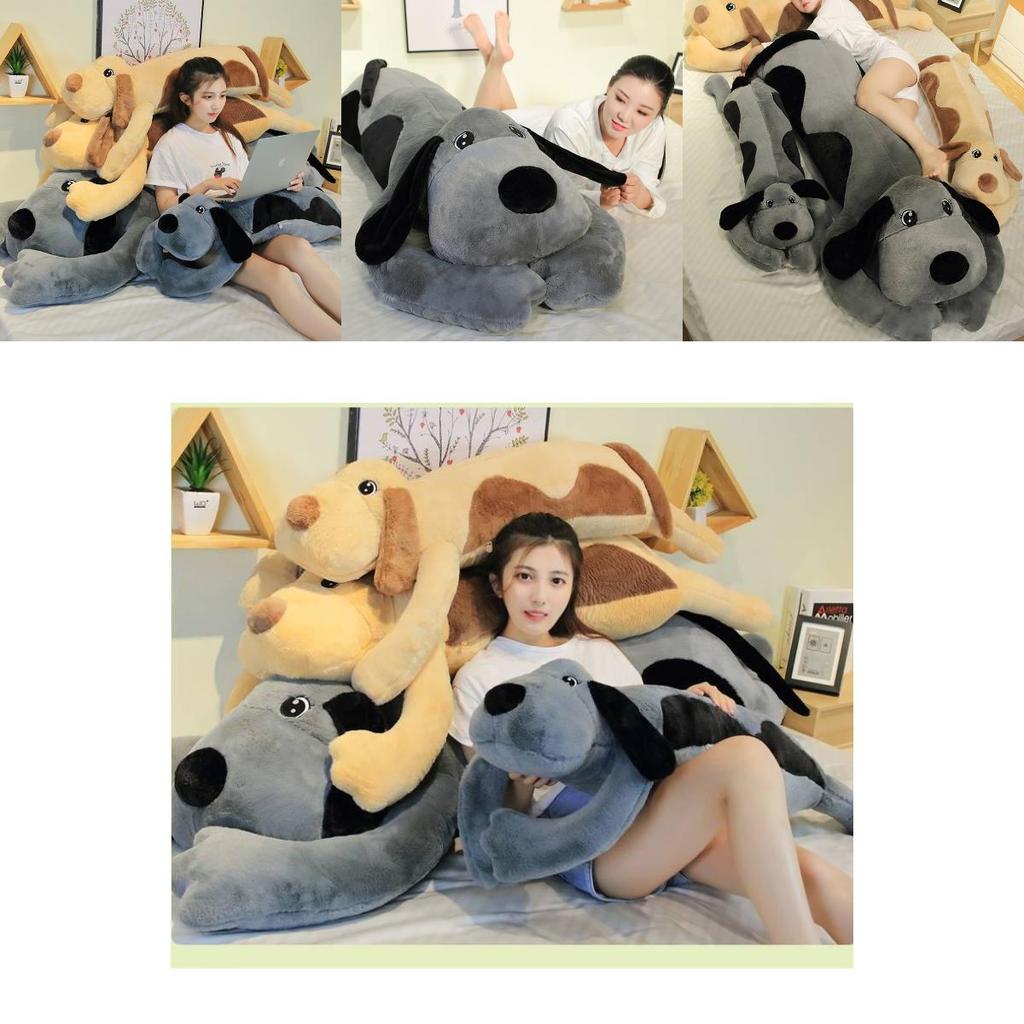 Adorable Plush Dog Pillow For Girls With Removable Cover Perfect For Sleeping Cuddling