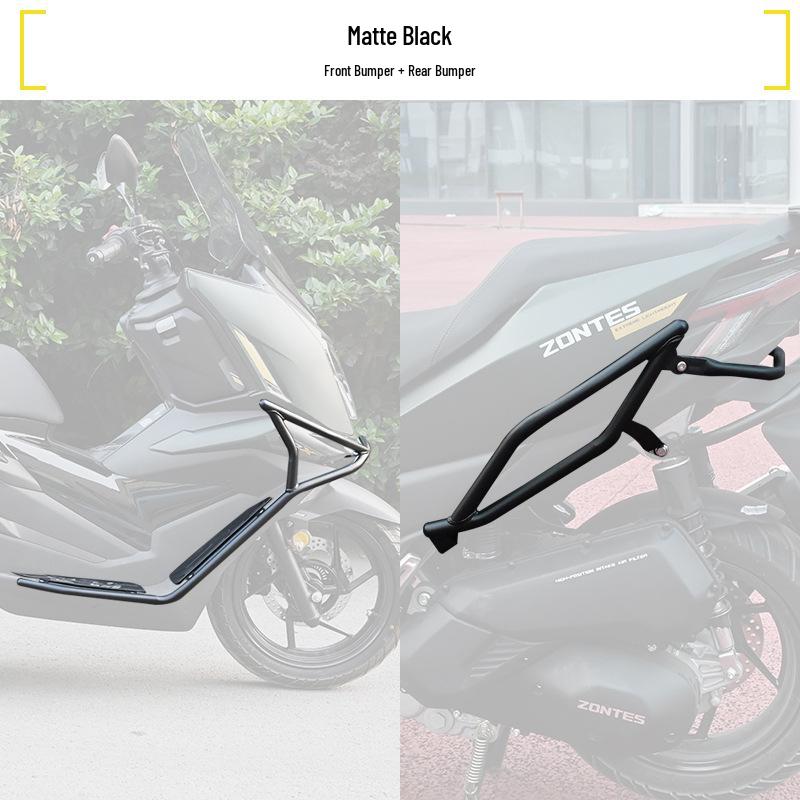 Zongshen 150X Crash Bars, Anti-fall Bumpers, Luggage Rack & Windshield Mod