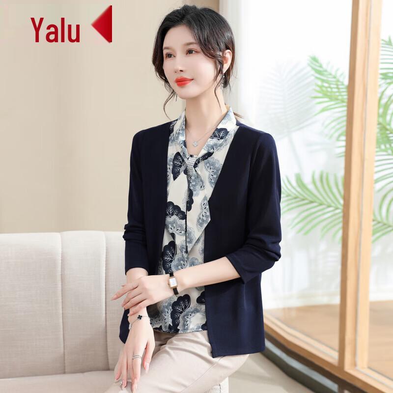 Yalu Women s Floral V-Neck Blouse 3XL