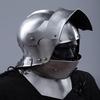 Medieval Gothic Knight Close Handmade Polished Steel Visored Armor Helmet