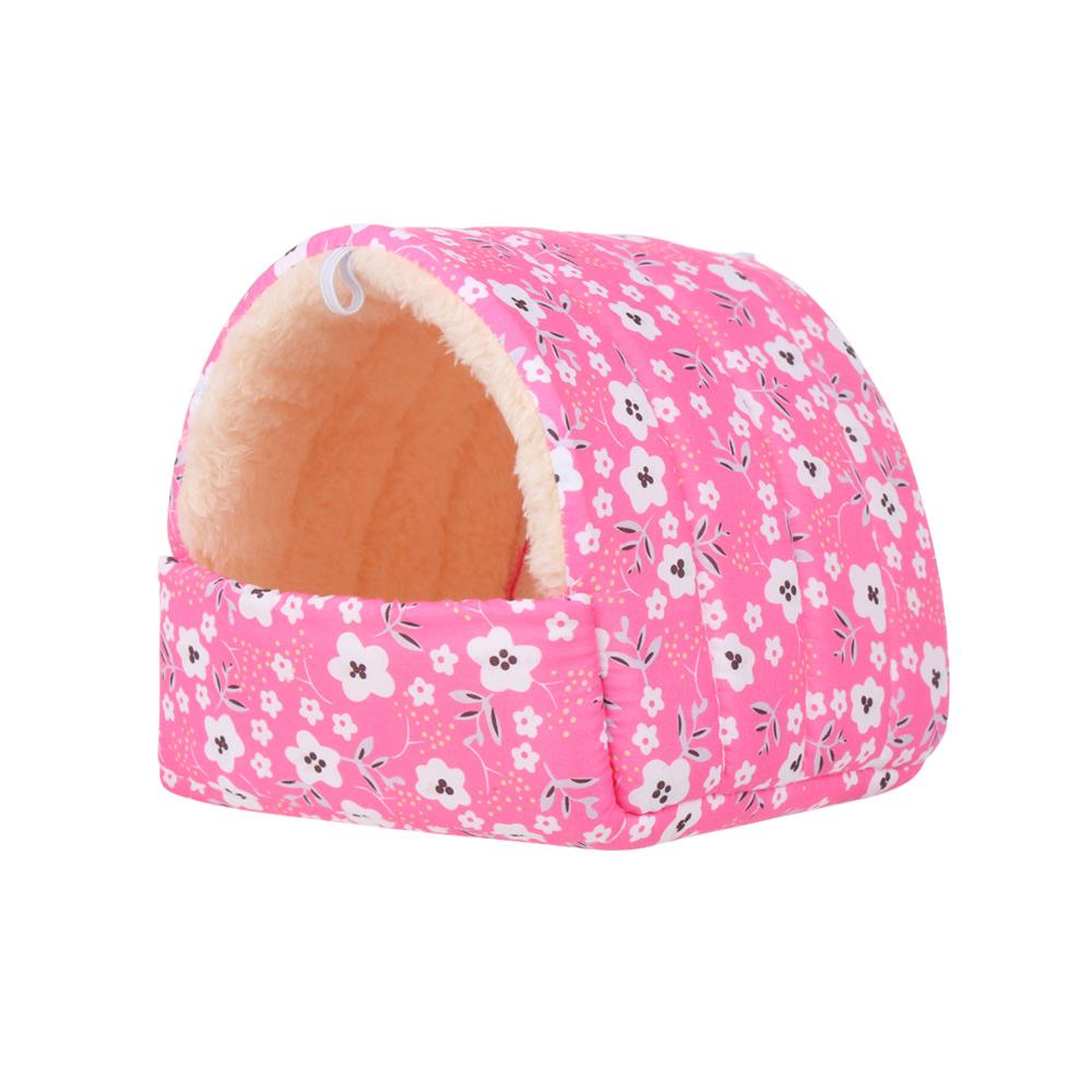 Hamsterhaus Warme Weiche Betten und Häuser Nagetierkäfig Bedruckte Hängematte für Ratten Baumwolle Meerschweinchen Hängekäfig Kleintier