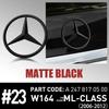 Car trunk logo badge sticker 3D ABS rear decal is suitable for Mercedes-Benz old ML class 350 450 550 W164 2006-2012A 1648170016 FU3