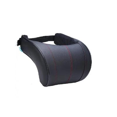1*Car Seat Neck Pillow Head Rest Interior Trim Pad Cushion For Travel Pu Leather