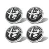 Car Stickers For Alfa Romeo 4Pcs Car Emblem Wheel Hub Center Cover Car Accessories For Alfa Romeo Giulietta 159 Mito Giulia Stel zxb894