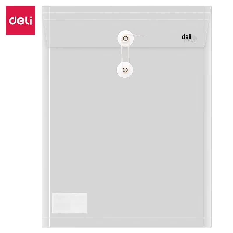 Deli DP070 A4 Transparent PP File Bag