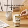 Rotating Dustproof Cotton Swab & Toothpick Storage Box with Lid