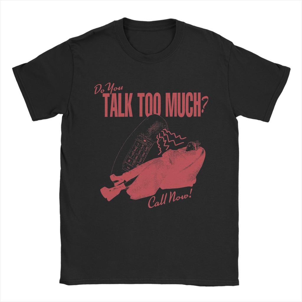 Unisex TShirt Renee Rapp Do You Talk Too Much Novelty 100 Cotton Tees Short Sleeve T Shirts Round Collar Tops Plus Size