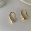 Elegant Water Drop Stainless Steel Earrings for Women - Niche, Trendy Design