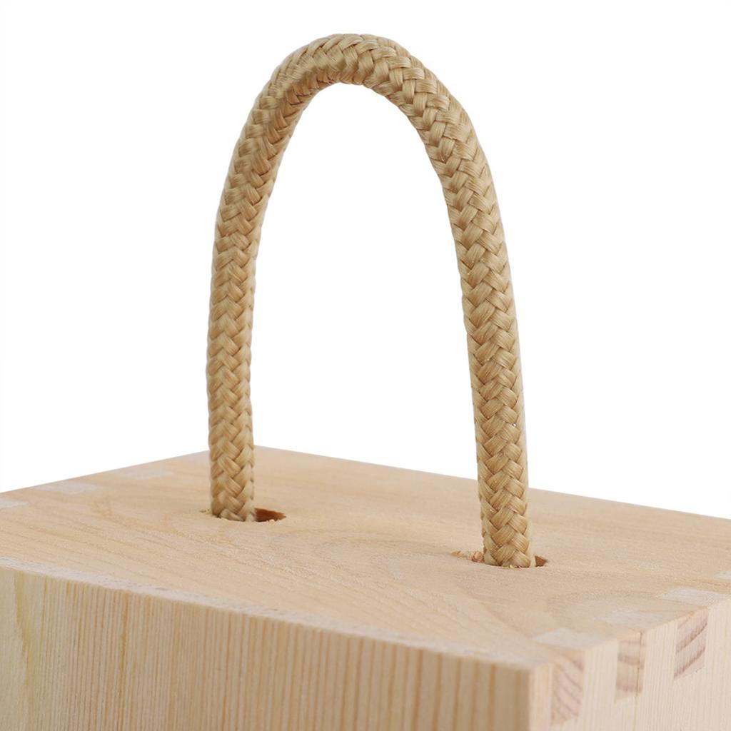 Single Bottle Red Wine Box Wooden Wine Packing Box Carries Holder Gift