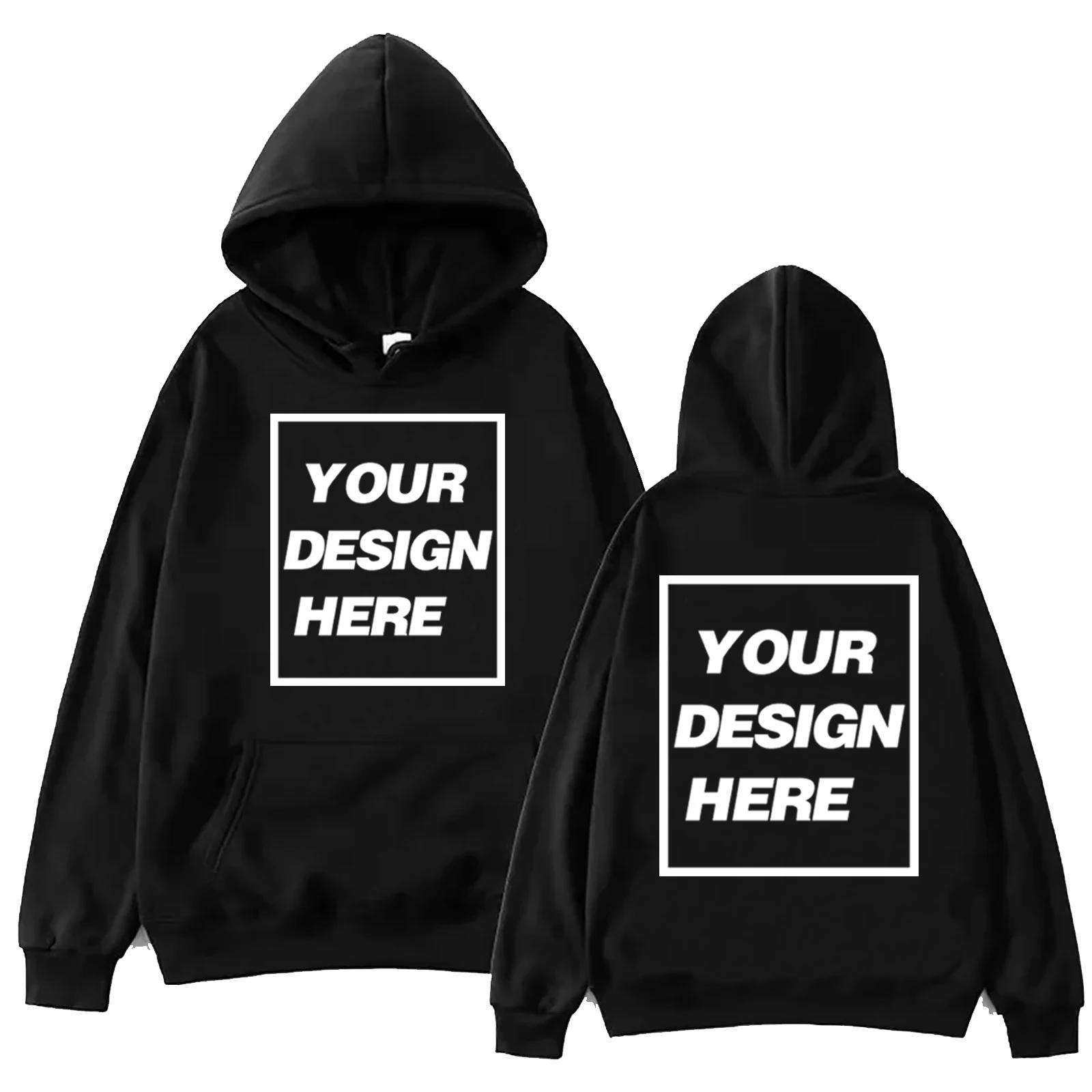 

Personalized Design Add Your Own Custom Text Name Graphic Hoodie Harajuku Women Men Pullover Clothes 3XL