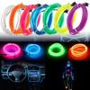 5M Car Interior Led Strip Light Neon EL Wiring Decorative Lamp For Auto DIY Flexible Ambient Light USB Party Atmosphere Diode Neon Lights 4