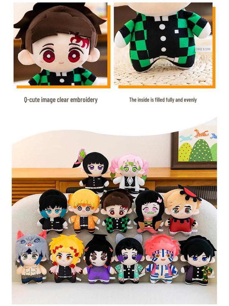 Cross-Border Demon Slayer Plush Toy - Agatsuma Zenitsu & Nezuko