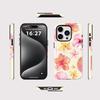 For Magsafe 2 in 1 Flower Pattern Case For iPhone 17 Air 11 12 Pro 13 14 Plus 15 16 Pro Max Luxury Magnetic Shockproof Phone Cover