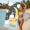 Customizable personalized beach towels Bubu and Dudu themed designs.Suitable for the beach, yoga, sports;ideal as beach accessories