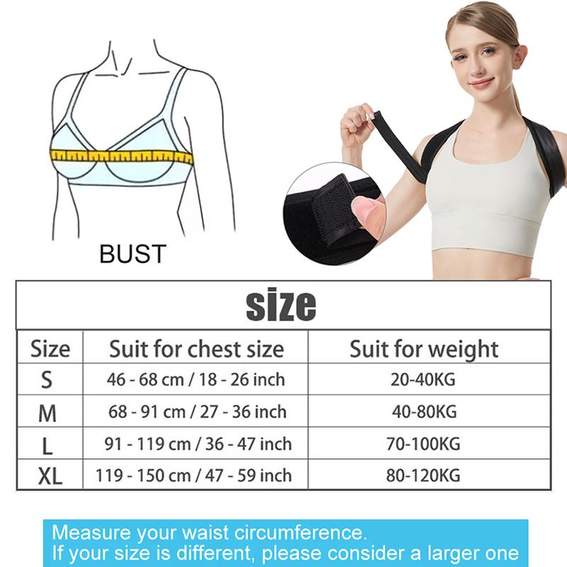 Lumbar Posture Orthopedic Belts Men Women Adjustable Posture Corrector Back Support Strap Brace Shoulder Spine Support