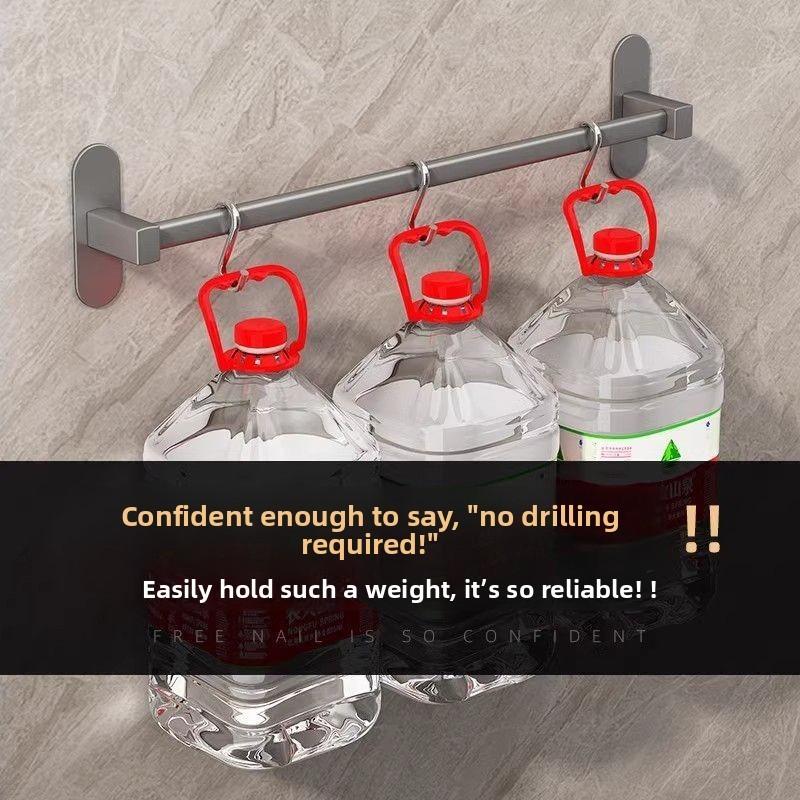 Modern Minimalist Wallmounted Bathroom Shoe Rack With Water Drainage For Home Organization