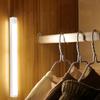 USB Rechargeable LED Cabinet Light with Motion Sensor - Portable Bar Night Light for Kitchen Bedside Wardrobe Closet Induction