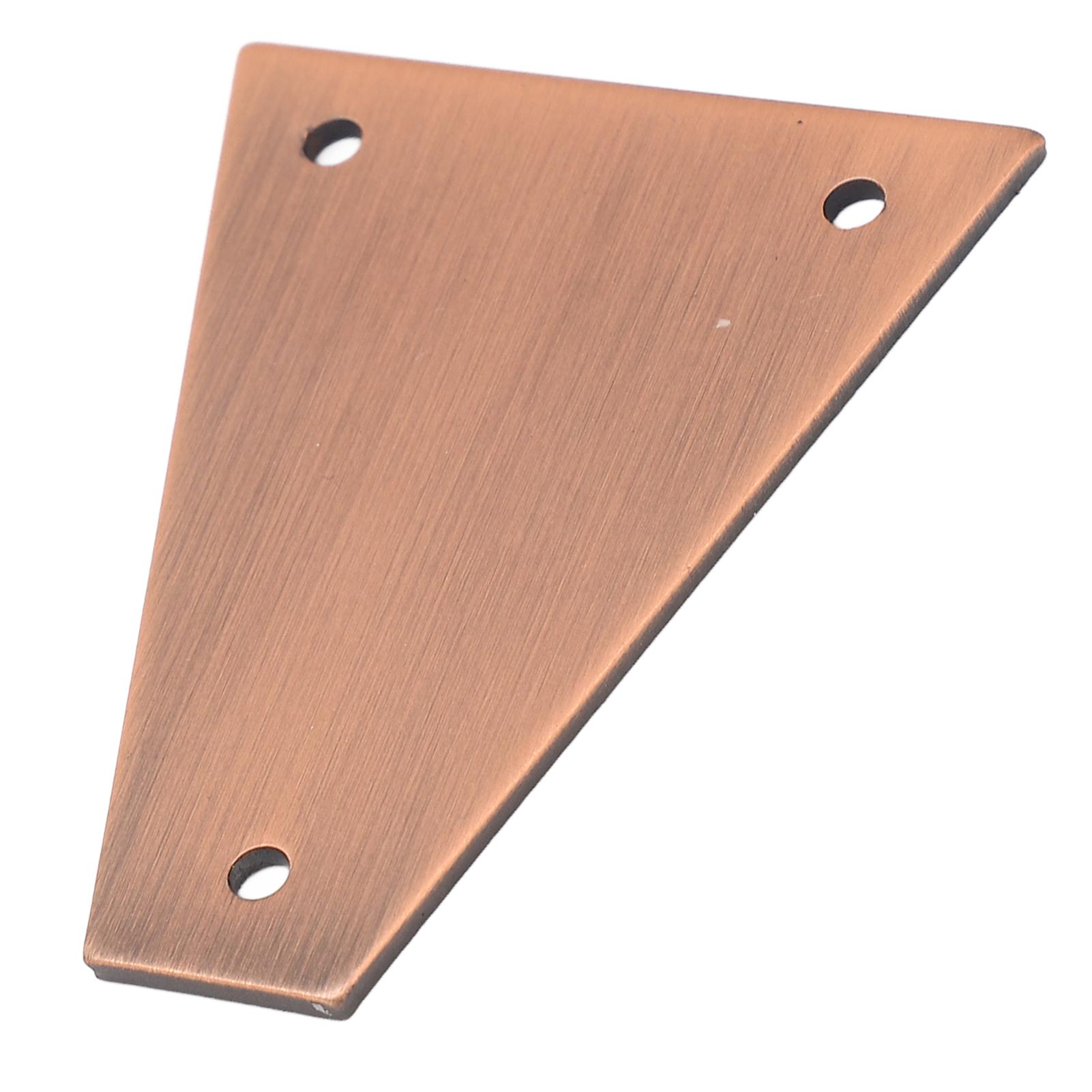 

Крышка анкерного стержня гитары, 3 отверстия, треугольная металлическая пластина анкерного стержня, замена пластины для бас-гитары электрогитары