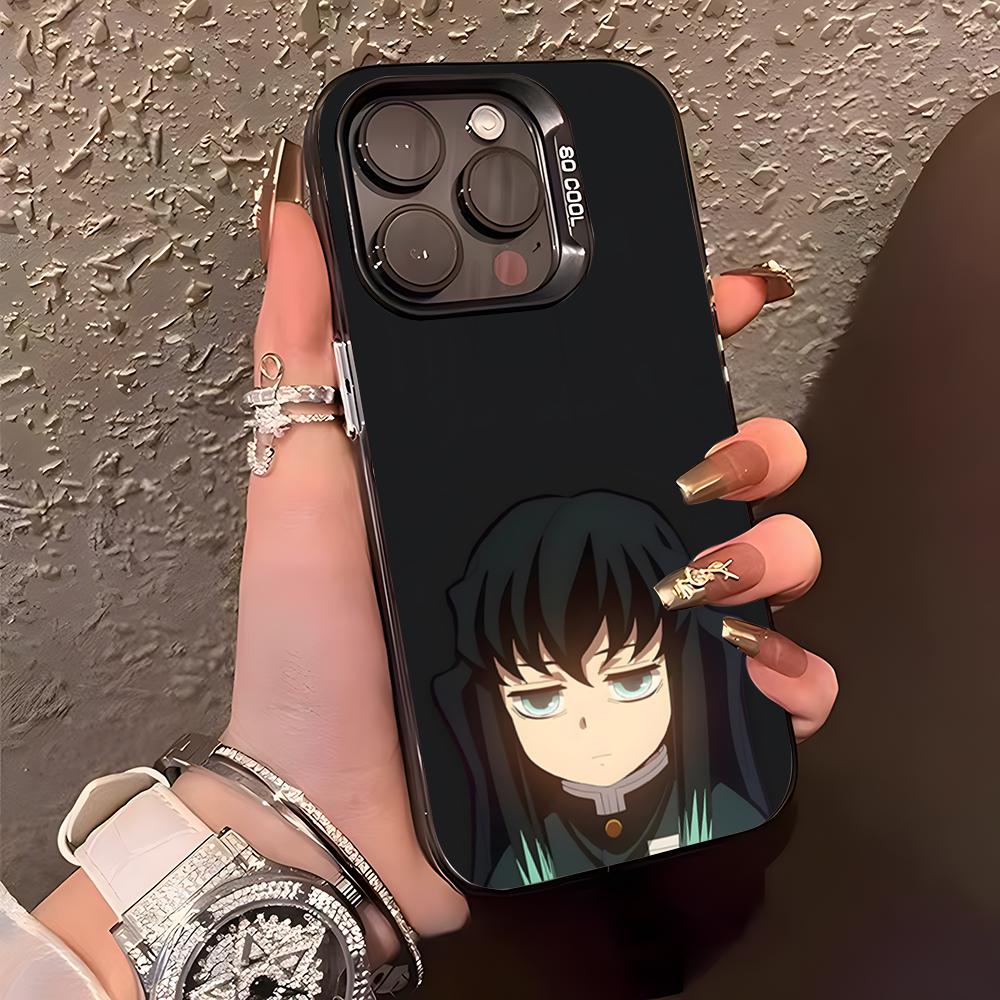 

M-Muichiro T-Tokito Phone Case For IPhone17 Air 16 15 14 Plus 13 12 11 Pro XS Max Silver Black Bumper Case iPhone17 Air