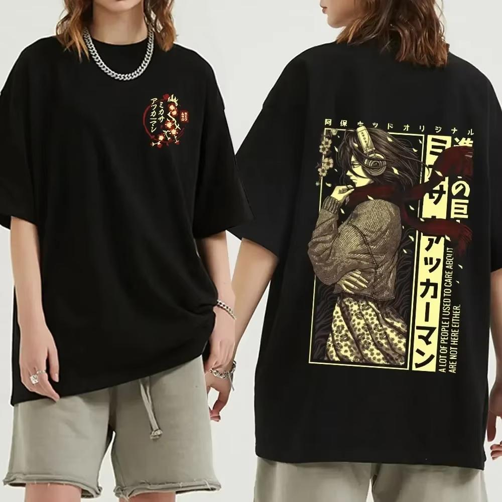 2026 New Japan Anime Attack On Titan Shingeki No Kyojin Eren Yeager Tshirt Unisexga Short Sleeves Harajuku T Shirts