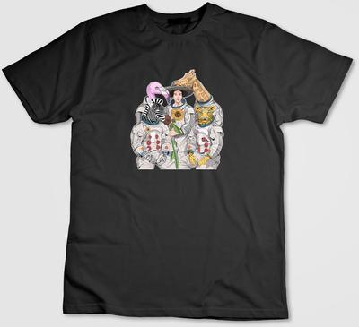 Funny Animals Figure,Short Sleeve T Shirt Men / Woman G084