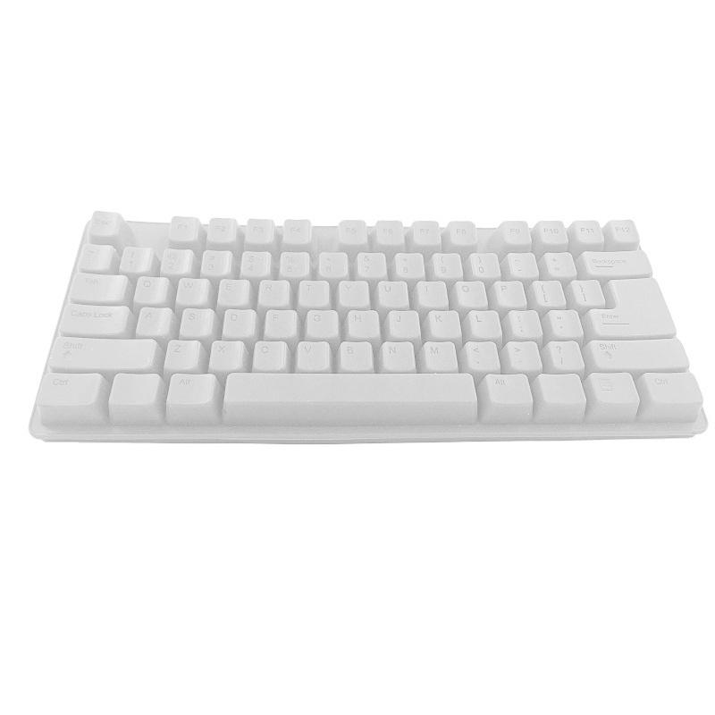 Mechanical Computer Keyboard Shape Silicone Mold Keycap Chocolate Candy Mould Ice Tray DIY Cake Decorating Tools