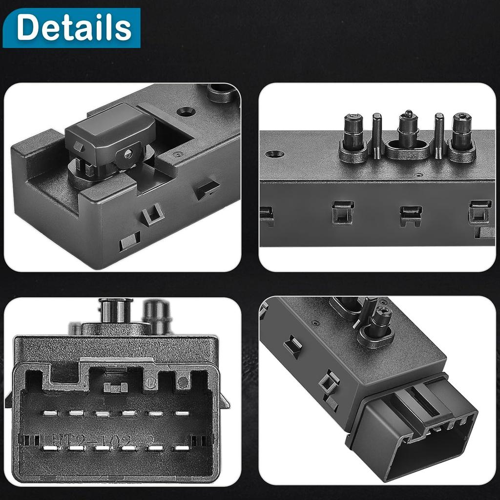 Left Driver Side Power Seat Switch for Ford Edge Escape Explorer Fusion Expedition F150, Lincoln & Mercury, Power Seat Adjustment Control Switch,