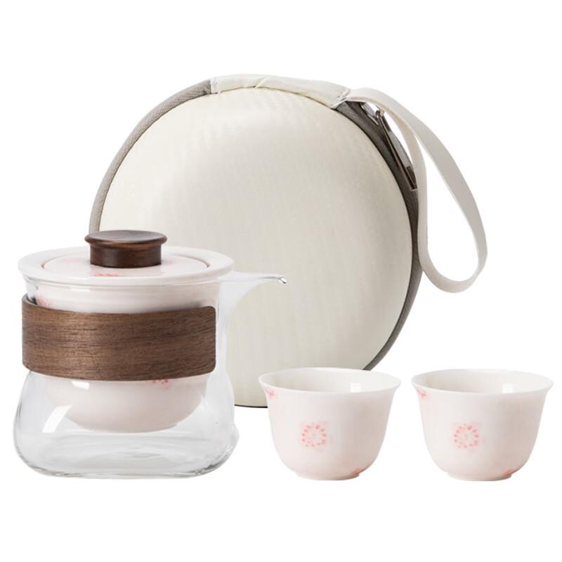 AQ Dehua Ceramic Kung Fu Travel Tea Set