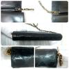 Chanel Matelasse  Quilted Chain Shoulder Bag  Lambskin, Double Flap, Black, Turn-lock, Gold-tone Hardware