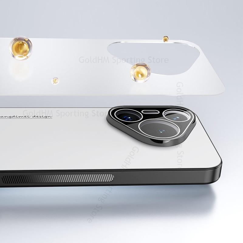 HD Lens Film Protector Phone Tough Case For Huawei Pura 80 Ultra 70 Pro Plus 360° Magnetic Ring Holder Bracket Matte Cover Nova 14 Ultra 13 12 Pro