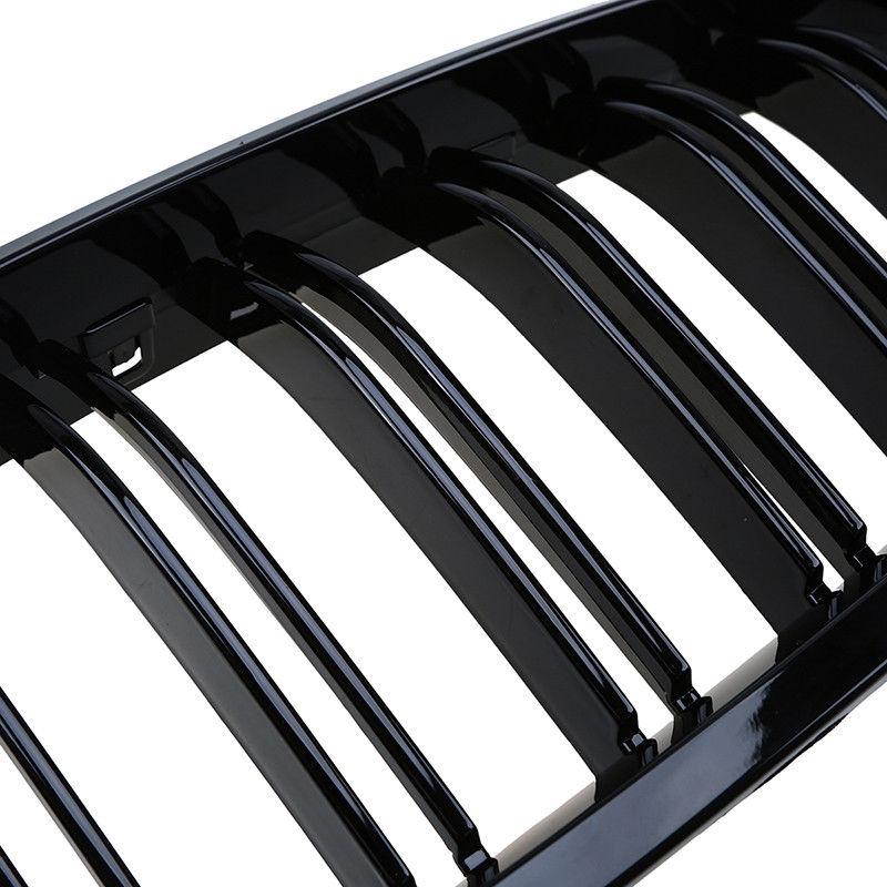 Rhyming Front Bumper Kidney Grille Black Dual Grill Fit For BMW F10 F11 F18 5-Series 2010-2016 Car Accessories Replacement