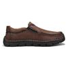 Men's Low-top Casual Leather Shoes Wear Resistant Non Slip Sneakers Comfortable Walking Footwear for Daily Work Outdoor Travel