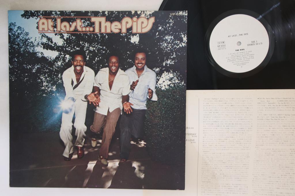 LP Record PIPS - At Last... VIP6501PROMO CASABLANCA 1978 Japan Soul/Funk Used