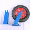 300-8 Inflatable Rubber Caster Wheel with Swivel Bracket for Industrial Use