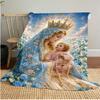 Jesus Throw Soft Comfortable All Seasons Blanket Perfect Gift Couch Office Nap Outdoor Travel Blanket