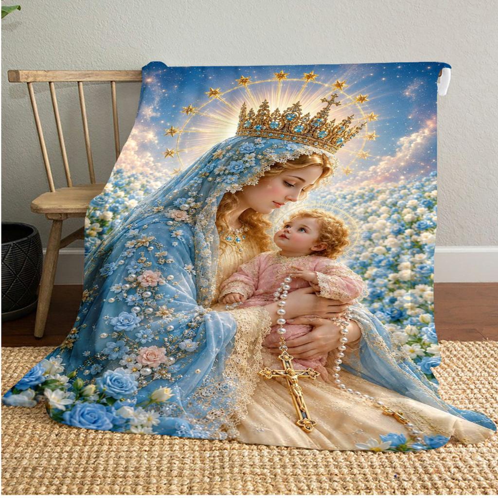 Jesus Throw Soft Comfortable All Seasons Blanket Perfect Gift Couch Office Nap Outdoor Travel Blanket