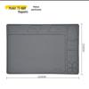 Heat-Resistant Silicone Repair Pad with Magnetic Screw Slots for Phone and Motherboard Repairs