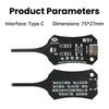 W01 Type C Inductance Tester Mainboard Coil Tester Inductance Detector Electromagnetic Induction Quick Fault Check Repair Tool