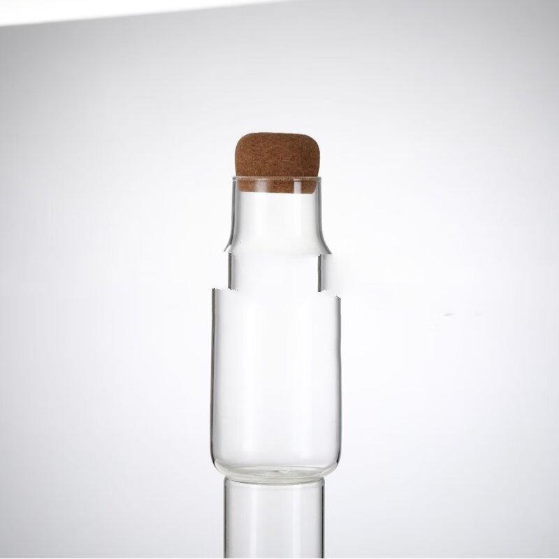 ZISIZ Glass Storage Jars with Cork Lids