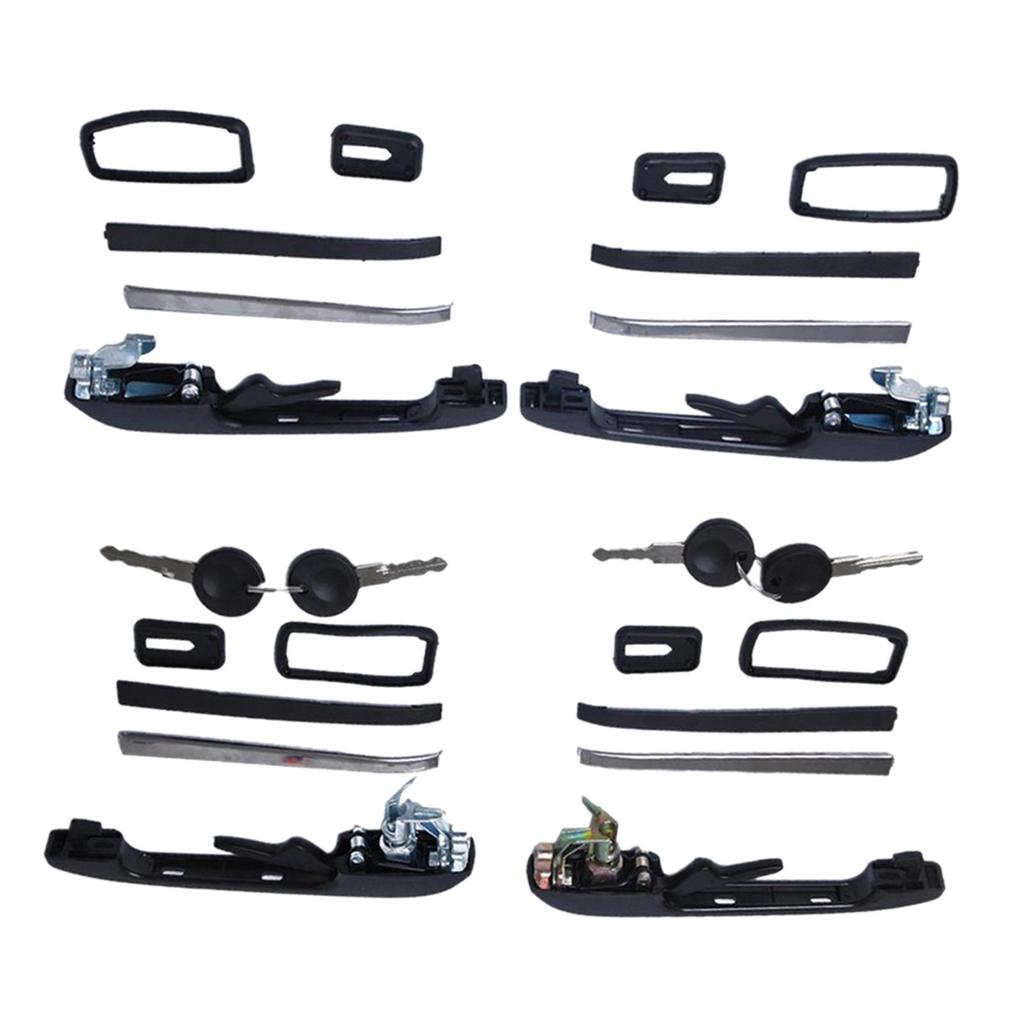 4 Pieces Full Set Car Exterior Door Handle